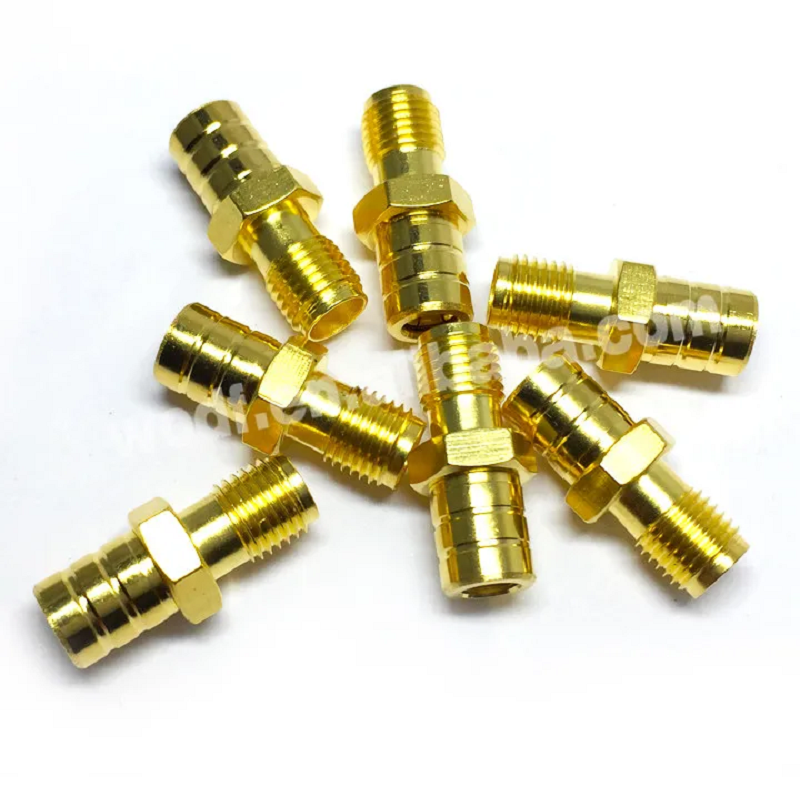 Twin Fakra SMB Male Crimp Plug (Blue) for RG174/RG316/WTR100