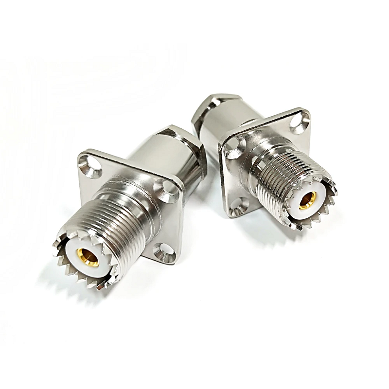 UHF Connector Rf Coaxial Cable Adapter Straight UHF Male PL259 Plug Solder for RG8 RG213 RG214 WTR400 Coax Cable Connector