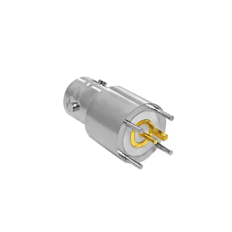 TRB-KY Connector BNC Solder Triaxial Female Jack Bulkhead RF Triaxial Cable Connector