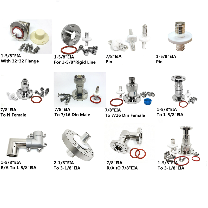 1-5/8' EIA to 7/16 DIN L29 Female Jack RF Coaxial Connector Coax Adaptor 1 5/8 Eia Adapter in Stock (rf)