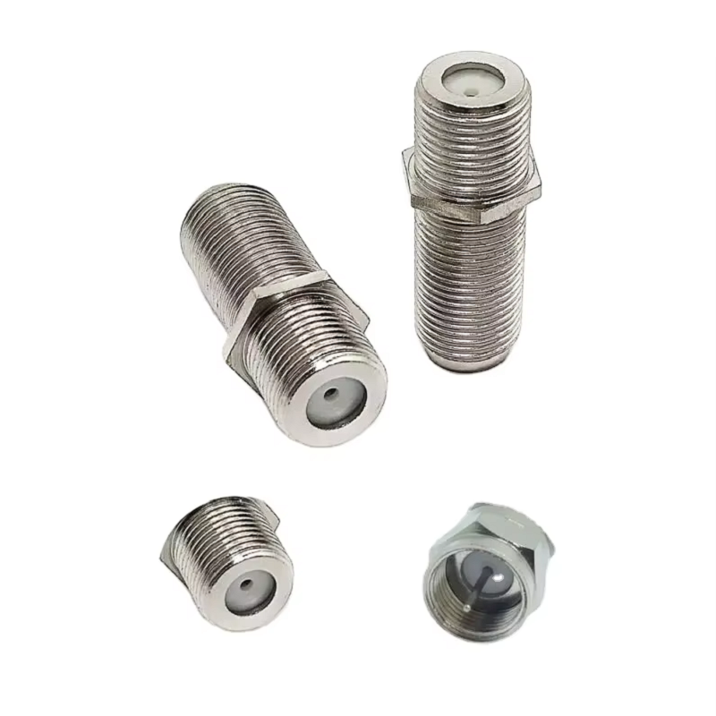 RF Connector 75 Ohm F-Type Compress Male Plug for RG-6