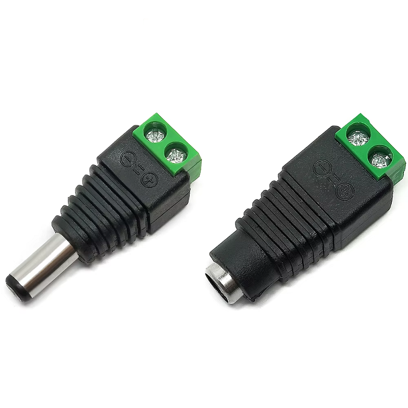 5.5*2.1mm Male DC Connector / DC Jack Adapter/ Dc Power Jack Plug Adapter Bulk RF Male Female Socket Nakamichi Banana Male Jack