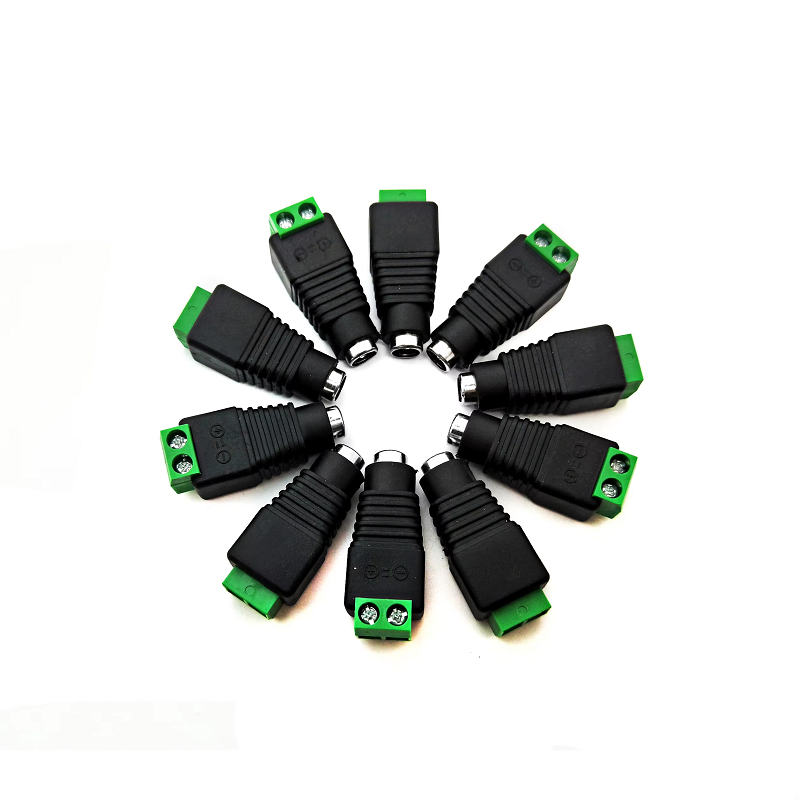 5.5*2.1mm Male DC Connector / DC Jack Adapter/ Dc Power Jack Plug Adapter Bulk RF Male Female Socket Nakamichi Banana Male Jack
