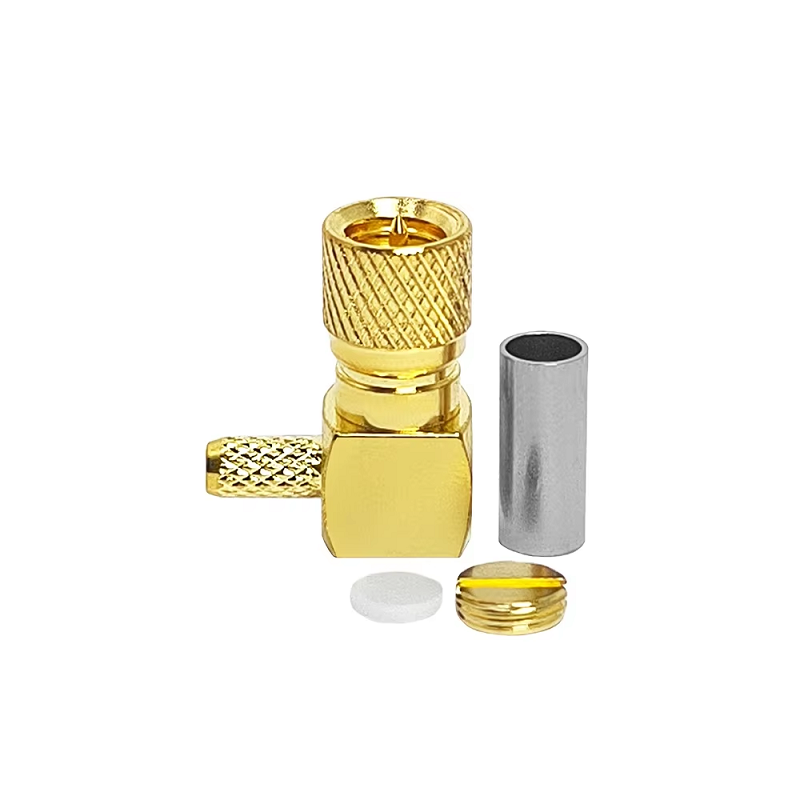 Gold Plated 10-32 M5 Male Plug Microdot Connector Crimp for RG316 RG174 Coaxila Cable