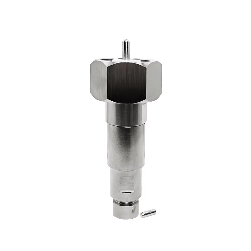 Brass Material Rf Connector Nickel-plated LC Male Plug Clamp for Coaxial Cable 1/2 Feeder Cable