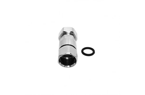 Mini DIN 4.3-10 L20 Male Plug to 4.3/10 Female Jack 90 Degrees Rf Coaxial Connectors Coax Converter Adaptor Adapter