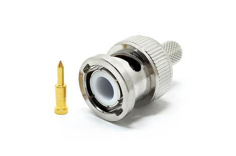 Brass RG6 RG59 F Coaxial Cable Connector CCTV Camera Connector Male Female to Female RG 59 BNC Connector