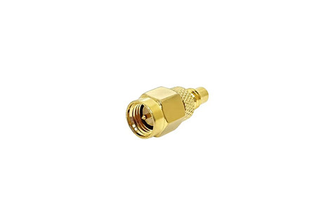 Gold Plated Straight RF SMC Female Jack to SMA Female Jack Connector Adapter