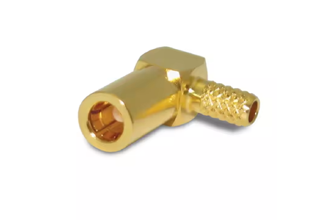 RP‑SMA RF Connector: RP‑SMA Male Elbow Clamp for WDFR400/RG8