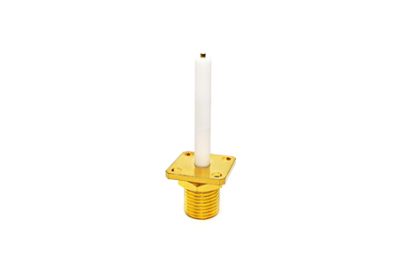 Flange BMA Connector Female Jack Flange 2 Holes Panel Mount Straight RF Connector