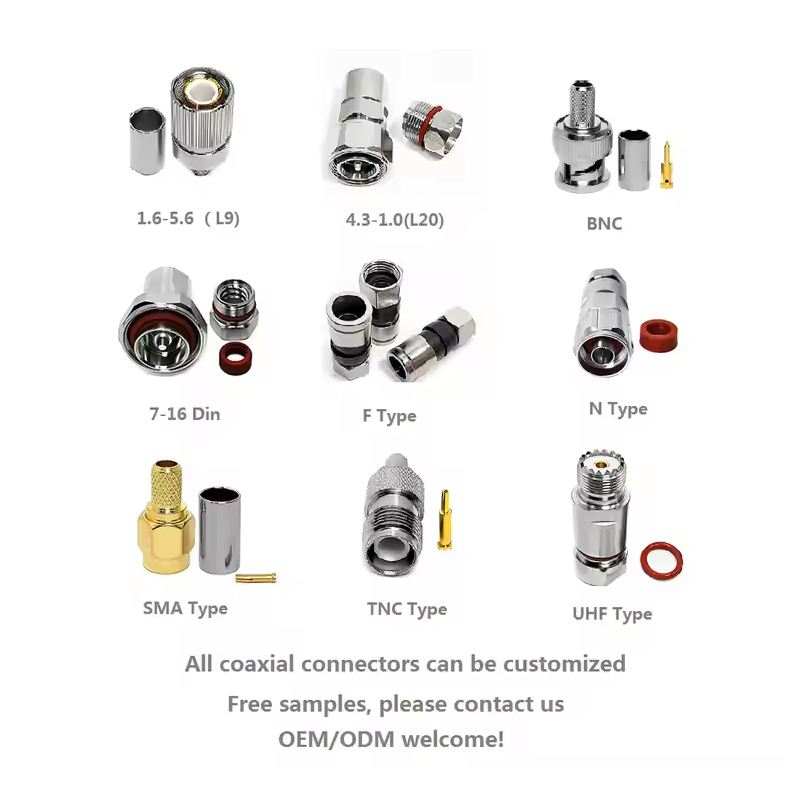 RF Coaxial Adapter R/A 7/16 Din Female to 7/16 Din Male Adapter