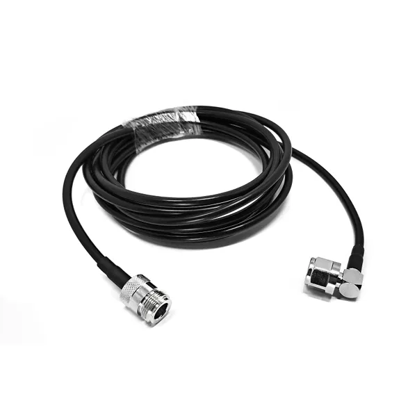 Cable Assembly TNC Type Male Pin Right Angle 90 Degree to N Type Female Jack for LMR195 Coaxial Cable Jumper 8 Metre Length