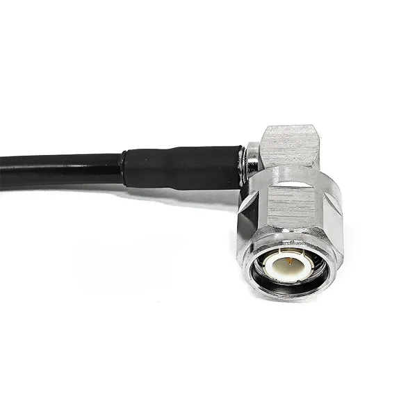 Cable Assembly TNC Type Male Pin Right Angle 90 Degree to N Type Female Jack for LMR195 Coaxial Cable Jumper 8 Metre Length