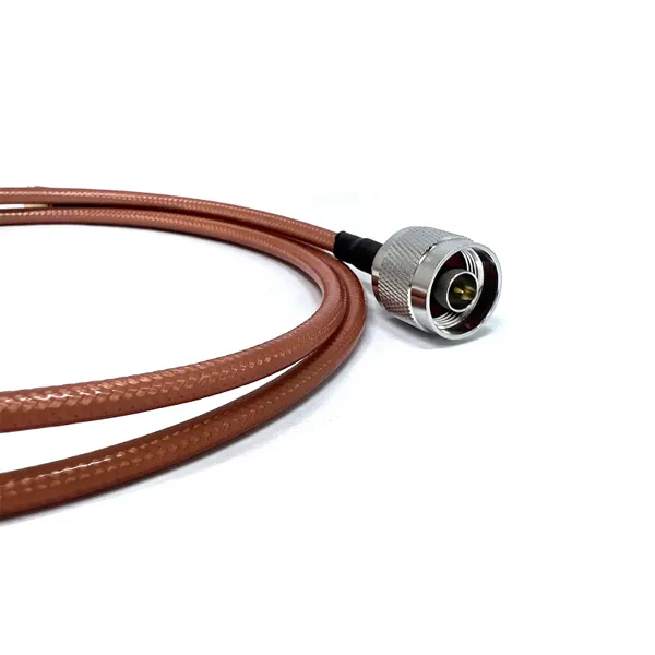 Directly N Male to Sma Plug Length Rg142 Jumper Cable Double Silver Plated Copper Braid Assembly Pigtail