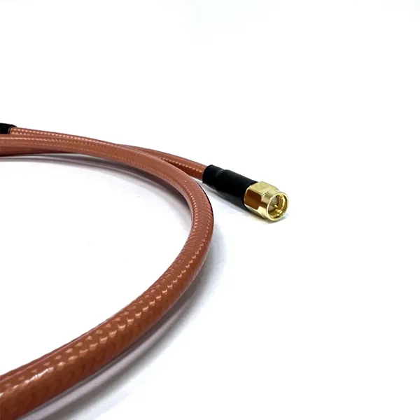 Directly N Male to Sma Plug Length Rg142 Jumper Cable Double Silver Plated Copper Braid Assembly Pigtail