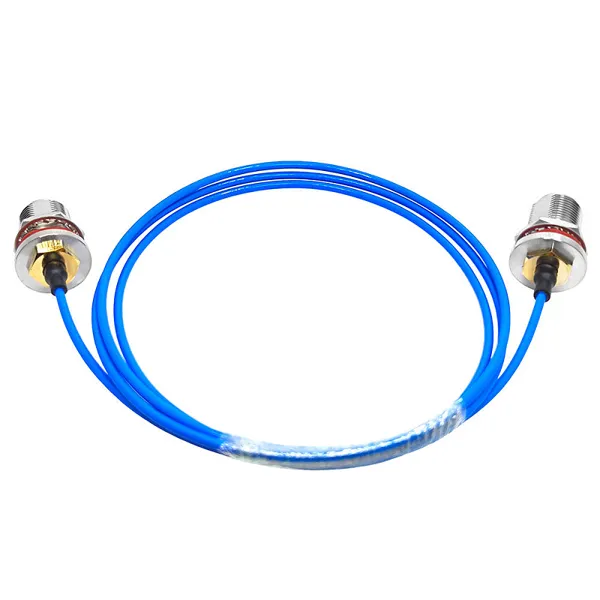 IP68 N Type Female Bulkhead to N Type Female Bulkhead Connector for RG405 086 RF Pigtail Jumper Extension Cable