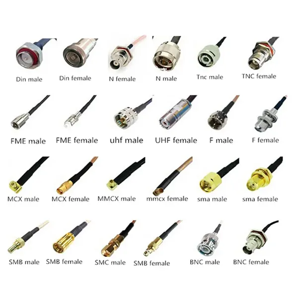 IP68 N Type Female Bulkhead to N Type Female Bulkhead Connector for RG405 086 RF Pigtail Jumper Extension Cable