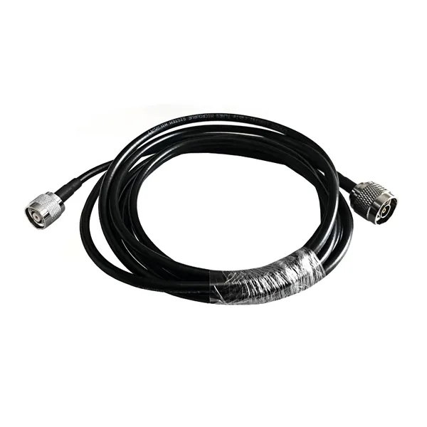RF Coaxial Cable Assembly RP N Male Pin to RP TNC Male for LMR200 Jumper 3 Metre Length