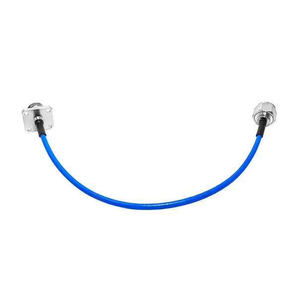 N Type Female Jack Flange Panel Mount to N Type Male Plug 0.141-inch 0.141 RF Pigtail 30cm Cable Assembly