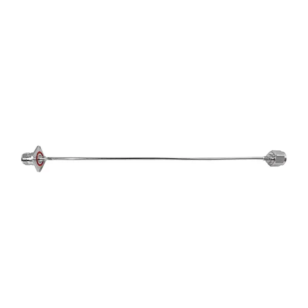 N Type Female Jack Panel Flange Mount to N Type Male Plug RG402 Semi-rigid Cable Assembly in Stock 30cm