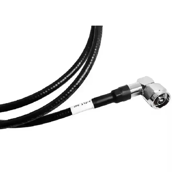 N Type Male Plug to N Type Male Plug 90 Degrees Right Angle 14 Superflex Low Pim FSJ1-50A Feeder Coaxial Cable