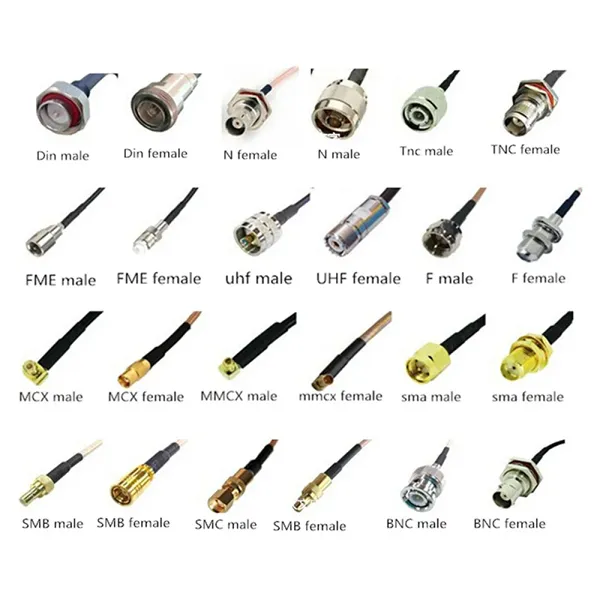 N Type Male Plug to N Type Male Plug for RG142 RG-142 Wire High-frequency RF Coax Coaxial Cable Double Shielded
