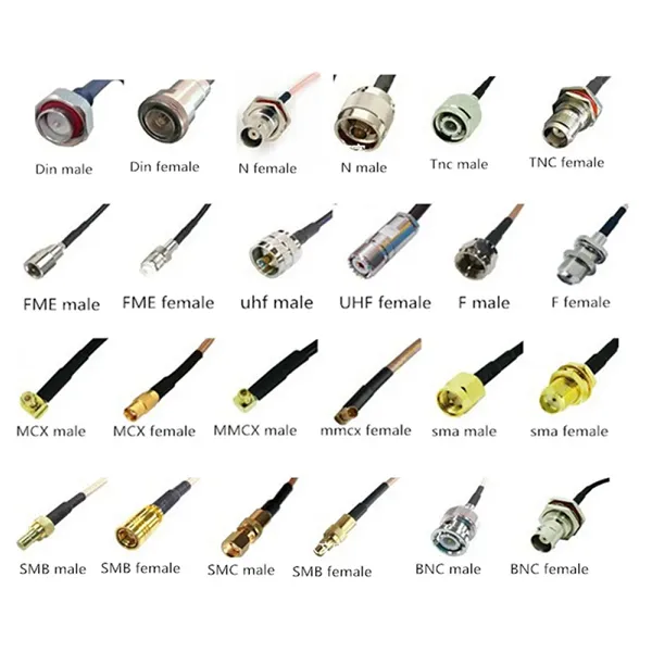 N Type Male Plug to SMA Male Plug Soldering 0.141-inch RG141 Semi Flexible 50ohm Rf Blue Pigtail Extension Coaxial Cable