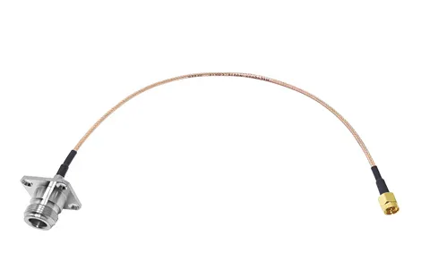 SMA Male Plug to N Type Female Jack Flange 4-hole Panel Mount for RG316 RG-316 RF Pigtail Extension Cable Assembly