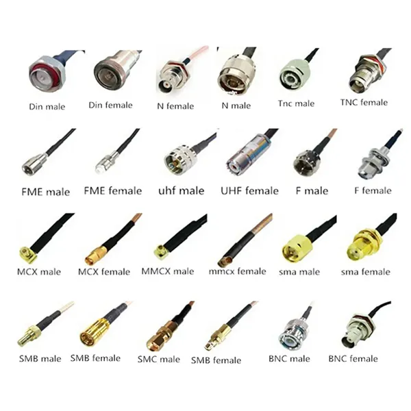 RF Coaxial Cable Assembly N Type Female Jack to BNC Type Male Pin Crimp for RG58 Extension Pigtail Jumper