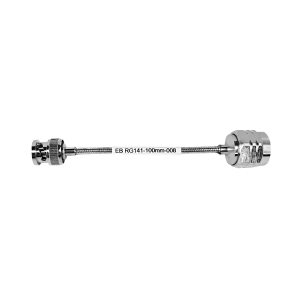 RF Coaxial Cable Assembly N Type Male Pin to BNC Type Male Pin Crimp for RG141 086 RG402 Semi-steel Extension Pigtail Jumper