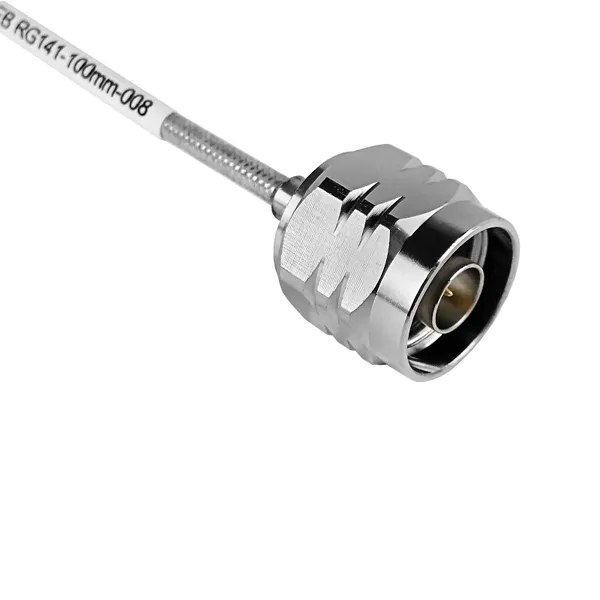 RF Coaxial Cable Assembly N Type Male Pin to BNC Type Male Pin Crimp for RG141 086 RG402 Semi-steel Extension Pigtail Jumper