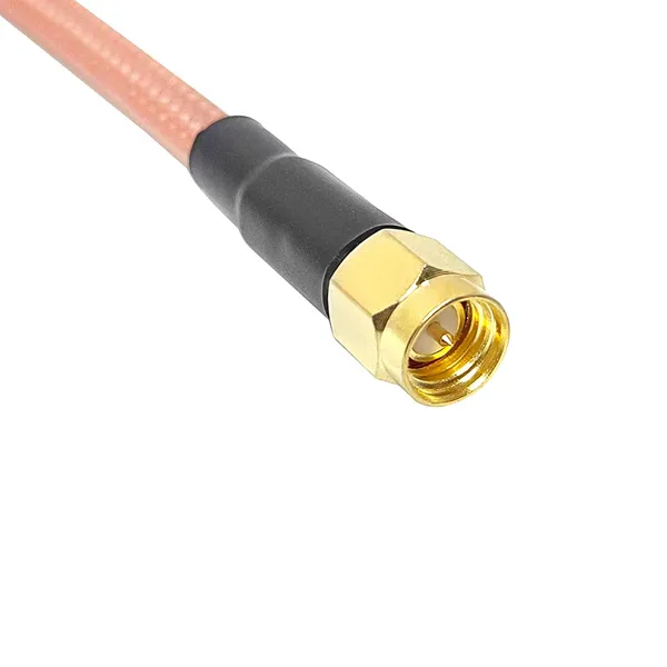 SMA Male Plug to N Female Jack Panel Flange Chassis Mount 4 Holes RG400 Jumper Cable Assembly 30cm Rf Connector