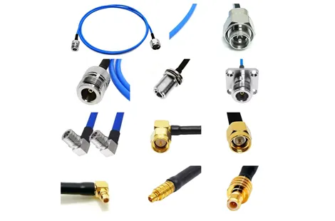 SMA Male Plug to N Female Rg402 Rg141 SS405 Rg405 RG-405 Rf 18G Jumper Cable Assembly Silver Plated Copper Braid