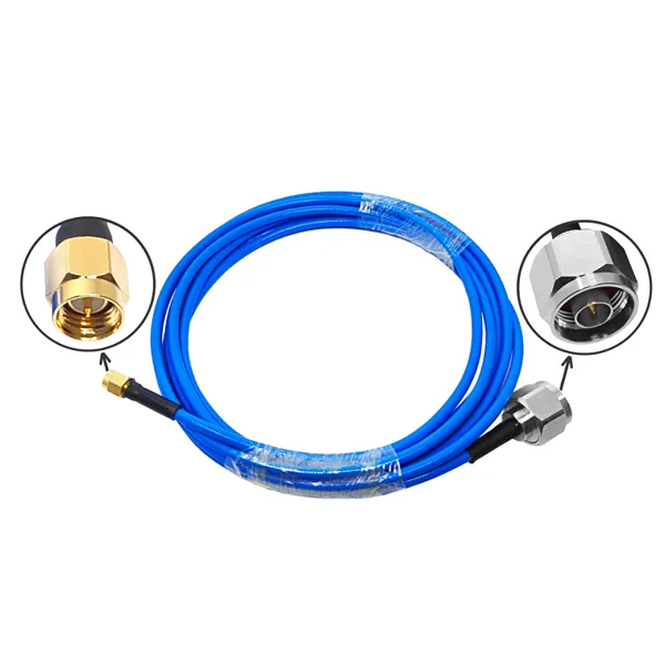 SMA Male Plug to N Type Male Plug Connector with RG402 RG141 0.141 0.141-inch RF Pigtail Extension Cable Assembly