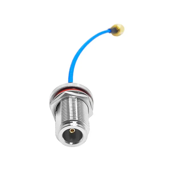 SMA Male to N Jack Bulkhead Waterproof for 086 Rg405 Semi-soft Rf Connector Coax Jumper Cable Assembly 30cm
