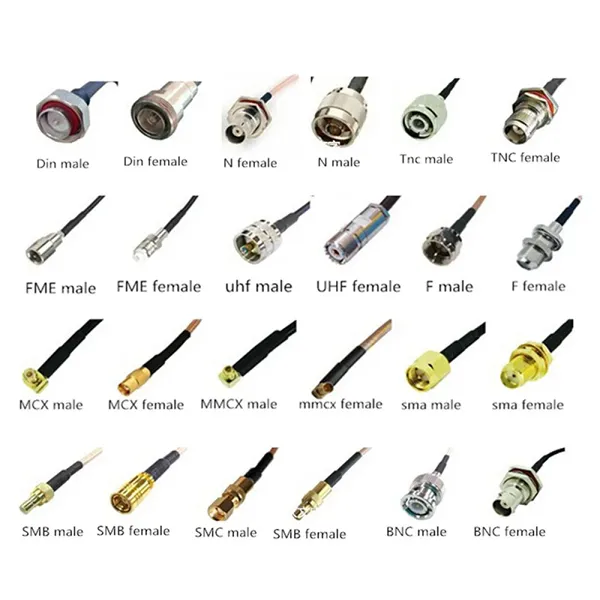 SMA Male to N Jack Bulkhead Waterproof for 086 Rg405 Semi-soft Rf Connector Coax Jumper Cable Assembly 30cm
