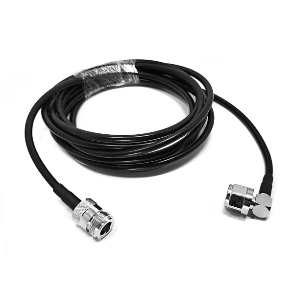 TNC Male Plug Right Angle 90 Degrees to N Type Female Jack LMR195 Wire Pigtail Jumper Extension Cable Assembly