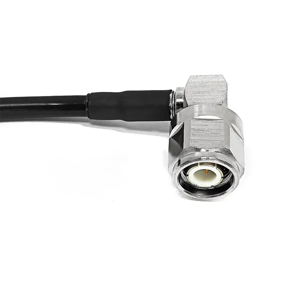 TNC Male Plug Right Angle 90 Degrees to N Type Female Jack LMR195 Wire Pigtail Jumper Extension Cable Assembly