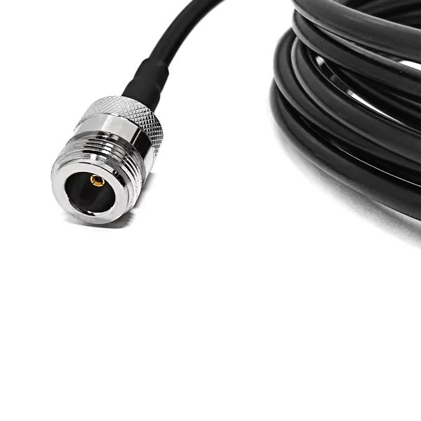 TNC Male Plug Right Angle 90 Degrees to N Type Female Jack LMR195 Wire Pigtail Jumper Extension Cable Assembly
