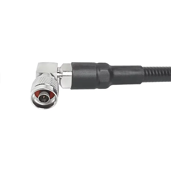 UHF Male PL259 to N Type Male Plug 90 Degree Connector for 12 Super Flexible Supersoft SF Feeder Cable Assembly