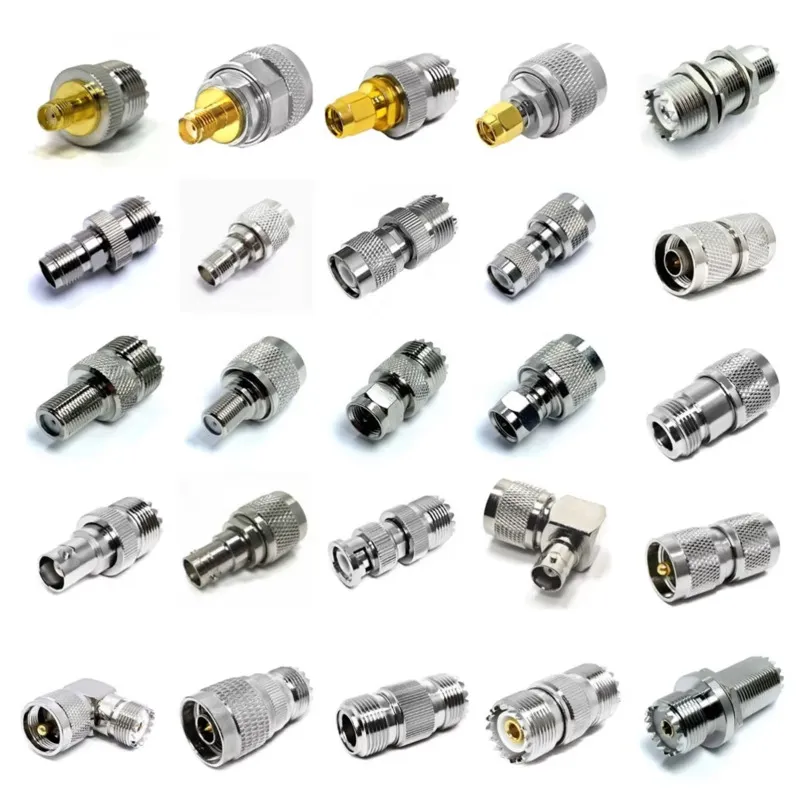 50 Ohm 75 Ohm UHF PL259 Male SO239 Female to N Female SMA TNC BNC FME F UHF PL259 SO239 Jack Plug Adapter Rf Connector