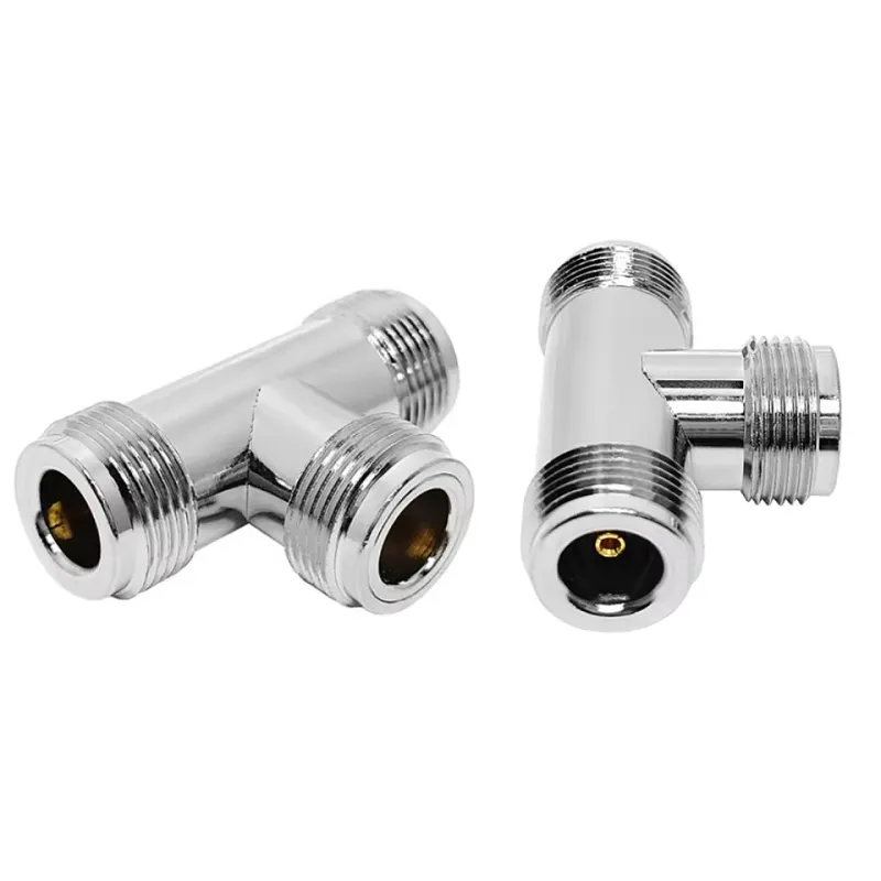 3 Way N Female T Type N Female to N Female For WiFi Router Radios T Splitter Tee RF Coax Coaxial Adapter connectors