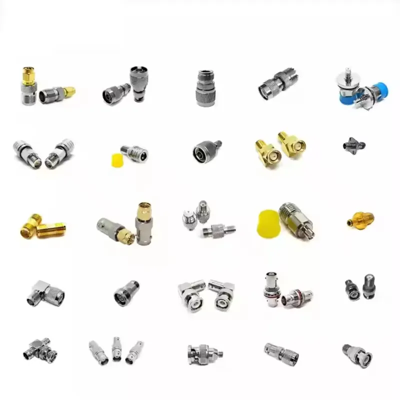Adaptor N Type TNC SMA SMB SMC BNC 7/16 Mini Din 4.3-10 Female Male F RCA UHF FME QMA RF Coax Coaxial Connector Adapter