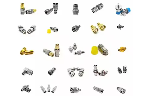 Adaptor N Type TNC SMA SMB SMC BNC 7/16 Mini Din 4.3-10 Female Male F RCA UHF FME QMA RF Coax Coaxial Connector Adapter