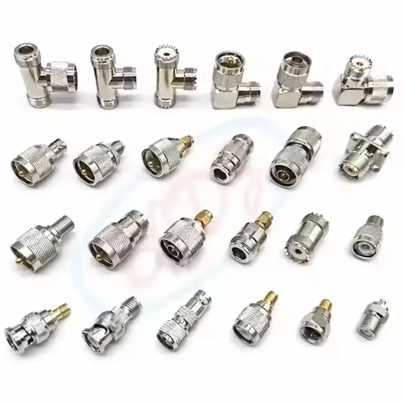 Adaptor N Type TNC SMA SMB SMC BNC 7/16 Mini Din 4.3-10 Female Male F RCA UHF FME QMA RF Coax Coaxial Connector Adapter