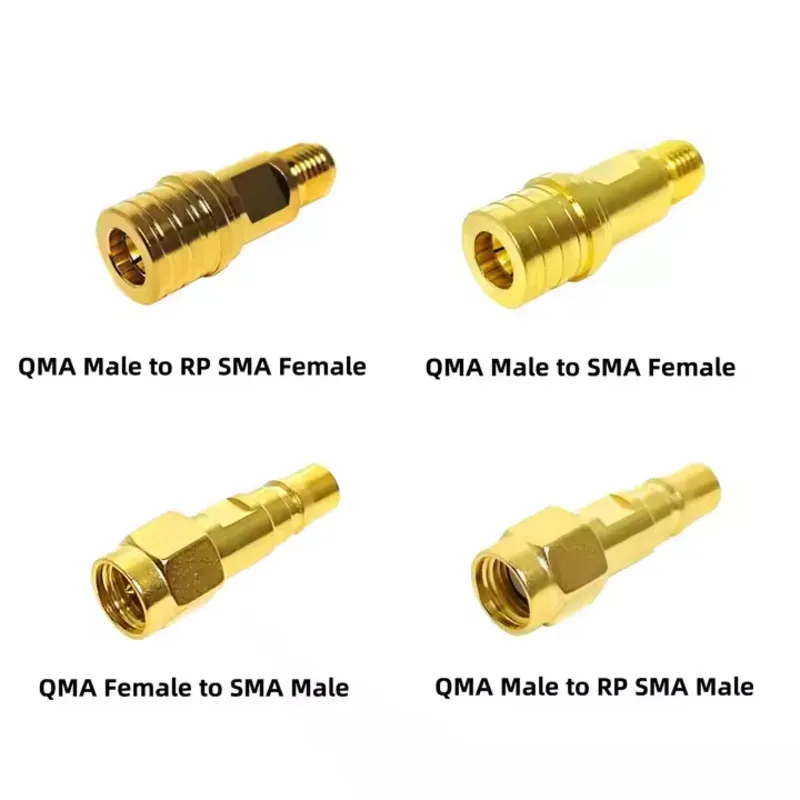 Connector QMA Adapter to BNC TNC N SMA RP SMA Male UHF Female Adapter QMA Cable Jumper