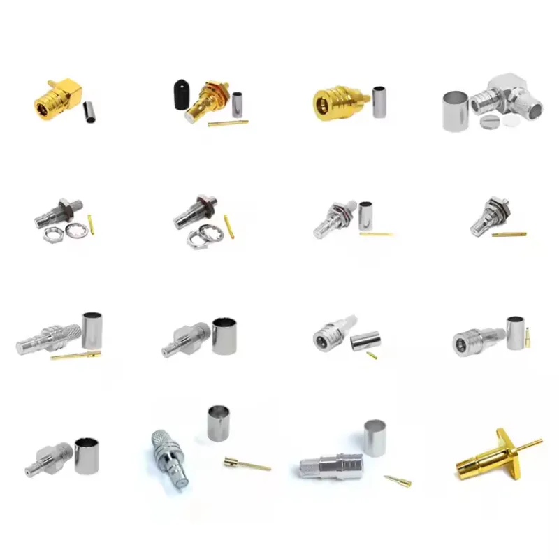 Connector QMA Adapter to BNC TNC N SMA RP SMA Male UHF Female Adapter QMA Cable Jumper