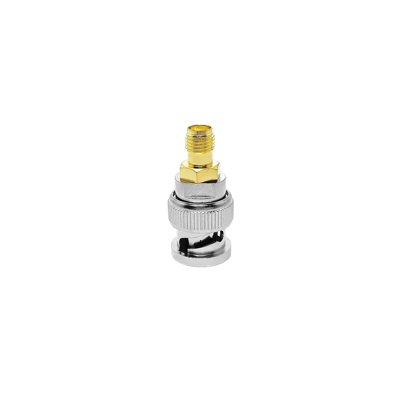 Directly Bnc Male Plug to Sma Female Jack Rf Coaxial Coax Adaptor Adapter (rf) ROHS in Stock Copper Brass