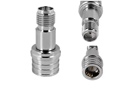RF Connector QMA Male Plug to SMA Female Jack Crimp Connectors Coax Coaxial Adaptor Adapter in Stock