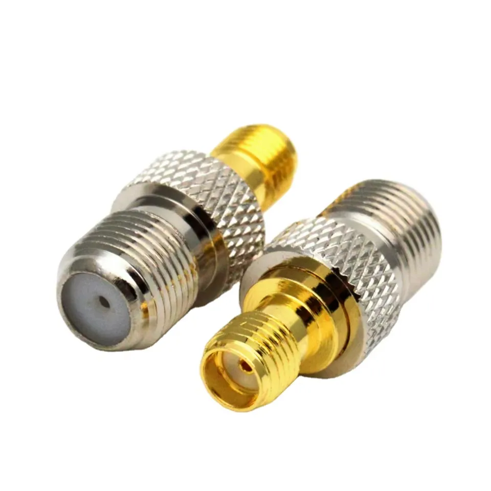 Directly SMA Female to F Female Jack RF Coax Adapter Straight Wi-Fi Radios Antennas Coaxial Cable Connector Rf Adaptor